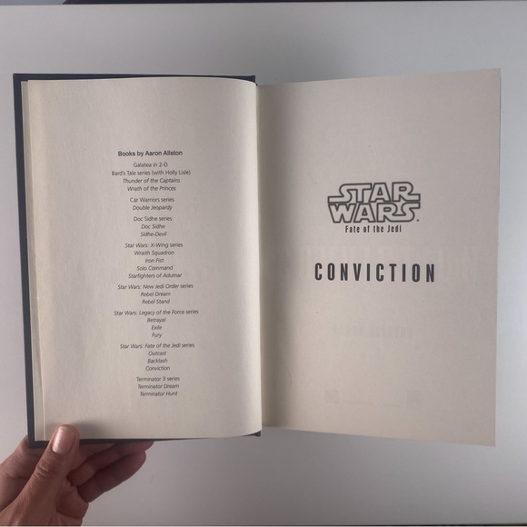 2/$30 -  Star Wars - Fate of the Jedi - Conviction by Aaron Allston - Picture 4 of 14